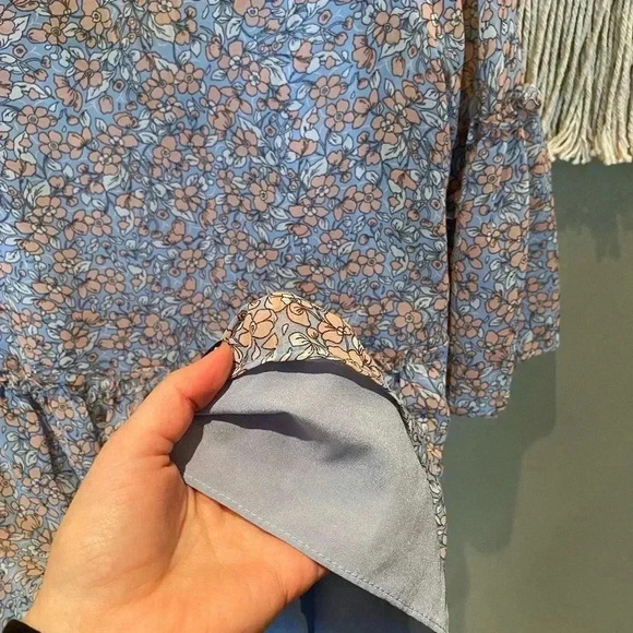 BCBGENERATION FLORAL LINED MINI DRESS 3/4 SLEEVES - Picture 7 of 7